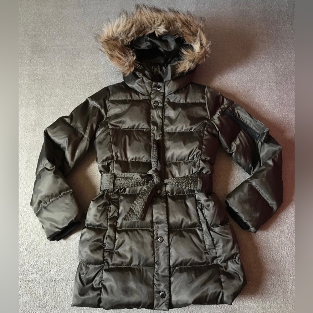 Gap kids long puffer jacket size L